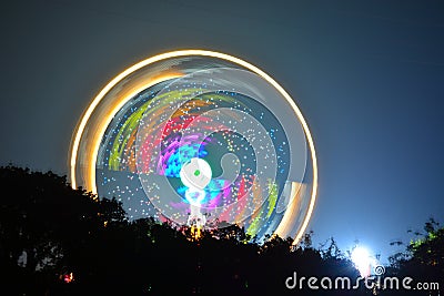 Big Wheel at the Isle of Wight Festival Stock Photo