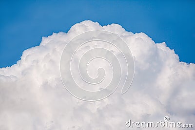 Big white Puffy Cloud Stock Photo