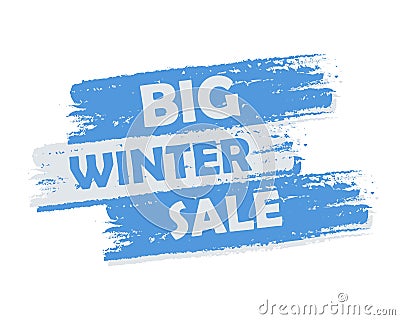 Big winter sale Stock Photo