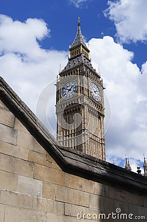Bigben clock tower London Stock Photo