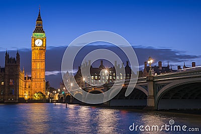 Bigben and house of parliament in London England, UK Stock Photo