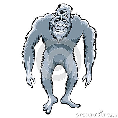 Bigfoot illustration Vector Illustration