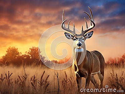 The biggest buck ever Cartoon Illustration