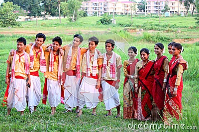 Bihu, traditional Assamese festival Editorial Stock Photo