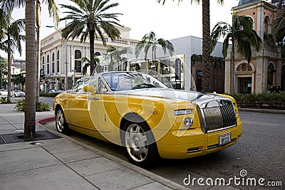 Bijan Pakzad (designer) Celebrity Rolls Royce Editorial Stock Photo