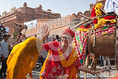 Bikaner Camel Festival in Rajasthan, India Editorial Stock Photo