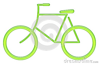 Bike Cartoon Illustration