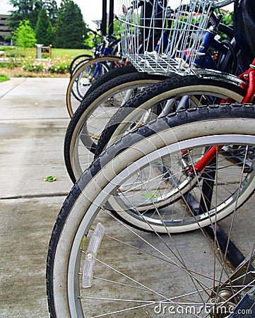 Bike Rack Stock Photo