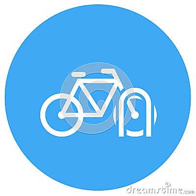 Bike Rack icon Vector Illustration