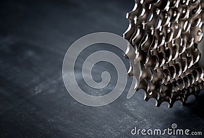 Bike road sprockets Stock Photo