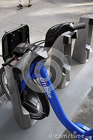 Bike Share NYC Editorial Stock Photo