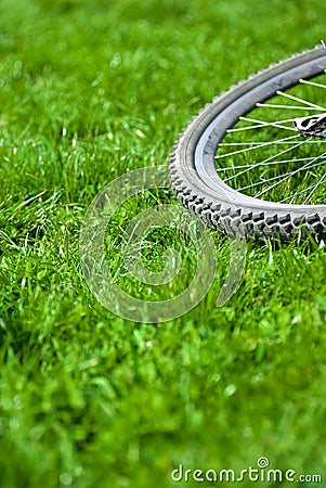 Bike wheel Stock Photo