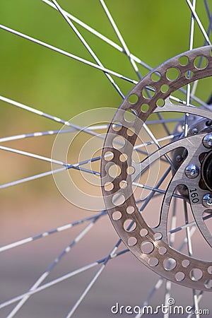 Bike wheel Stock Photo