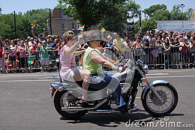 Biker Editorial Stock Photo