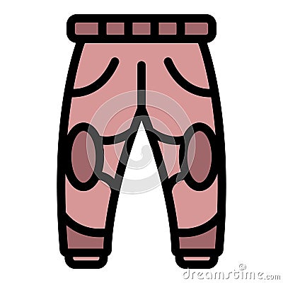 Biker pants icon vector flat Vector Illustration