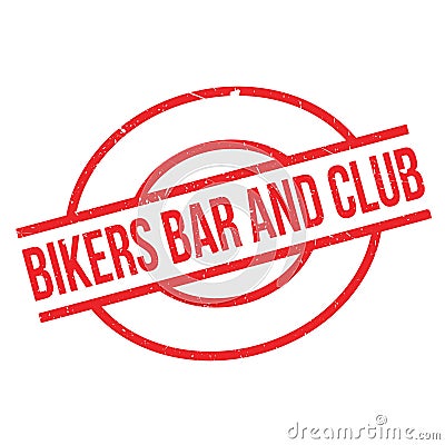 Bikers Bar And Club rubber stamp Stock Photo