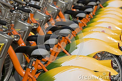 Biking - Green Transport Stock Photo