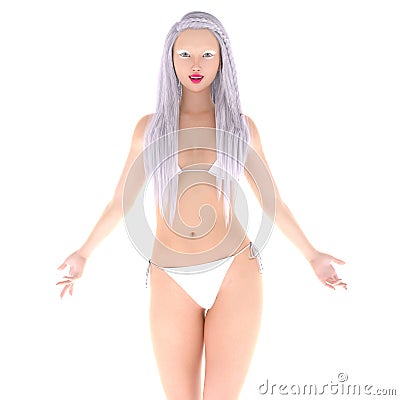 Bikini woman Stock Photo