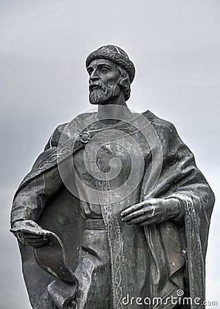 Monument to Yaroslav the Wise in Bila Tserkva, Ukraine Editorial Stock Photo