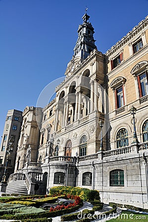 Bilbao city hall, Basque Country (Spain) Stock Photo