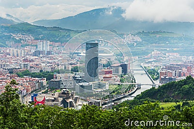 Bilbao city, Spain. Stock Photo