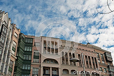 The skyline of Bilbao, old town, Basque Country, Spain, Northern Spain, Iberian Peninsula, Europe Editorial Stock Photo