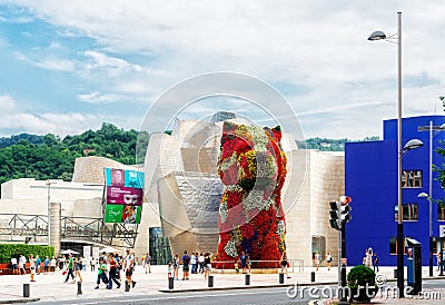 Capital of Pais Vasco, Bilbao Editorial Stock Photo