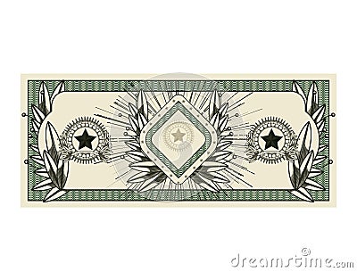 Bill dollar print seal icon Vector Illustration