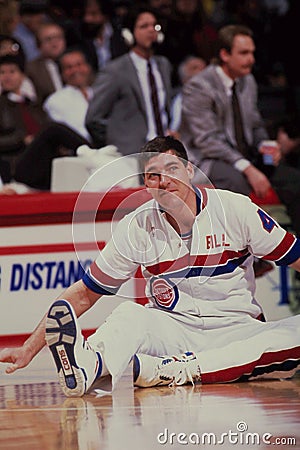 Bill Laimbeer, Detroit Pistons Editorial Stock Photo