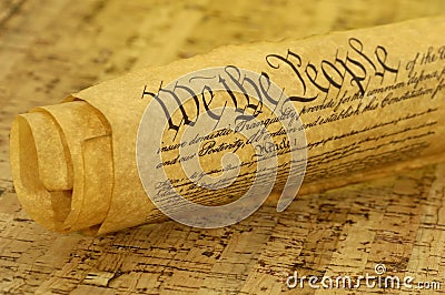 Bill of Rights Stock Photo