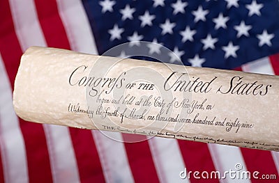 Bill of Rights Stock Photo