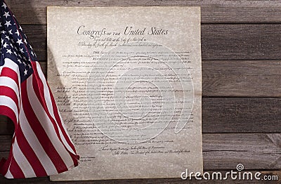 Bill of Rights Stock Photo