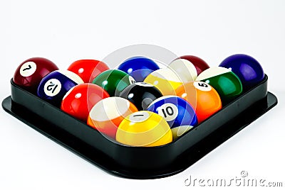 Billard Balls Stock Photo