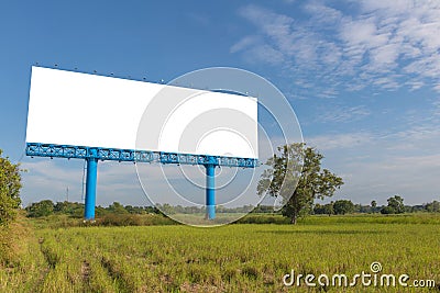 billboard or advertising poster for advertisement concept background Stock Photo