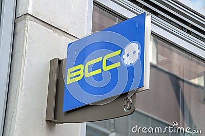 Billboard BCC Store At Amsterdam East The Netherlands 2018 2 Editorial Stock Photo