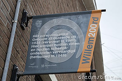 Billboard Gebouw 73 At The Willemsoord Complex At Den Helder The Netherlands 23-9-2019 Editorial Stock Photo