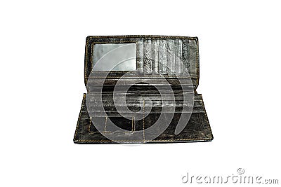 Billfold isolated on white background Stock Photo