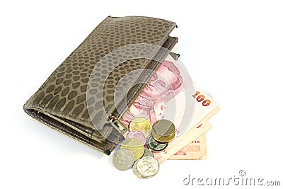 Billfold money Stock Photo