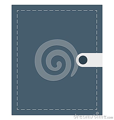 Billfold wallet, currency Isolated Vector Icon that can be easily modified or edited. Stock Photo