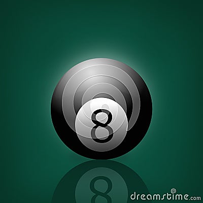 Billiard ball Stock Photo