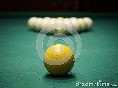 Billiard game Stock Photo