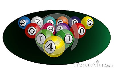 Billiard layer Stock Photo