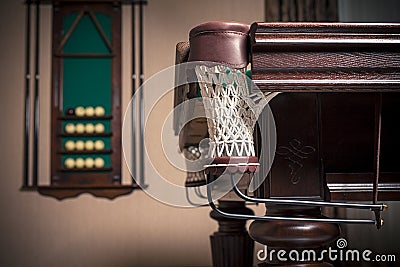 Billiard pocket Stock Photo