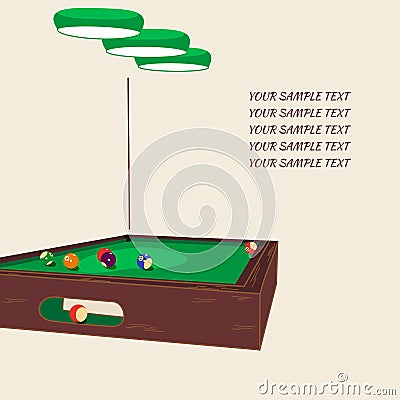 Billiard Vector Illustration