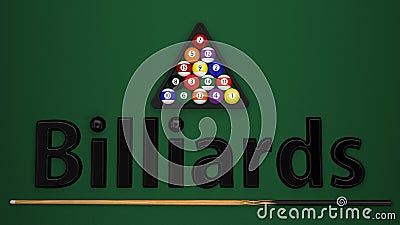 Billiards Stock Photo