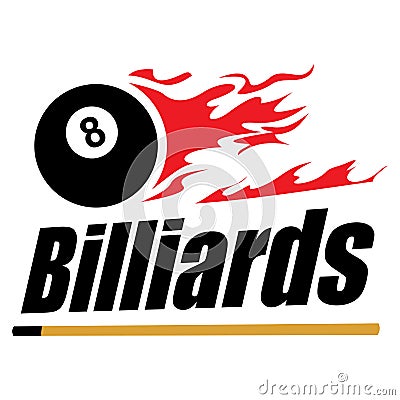 Billiards symbol Vector Illustration