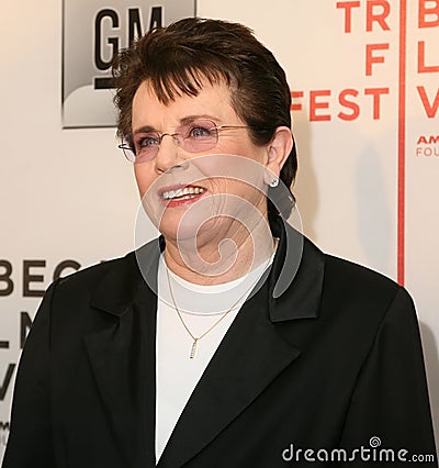 Billie Jean King Editorial Stock Photo