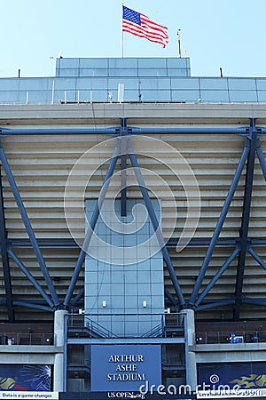 Billie Jean King National Tennis Center ready for US Open 2013 tournament Editorial Stock Photo