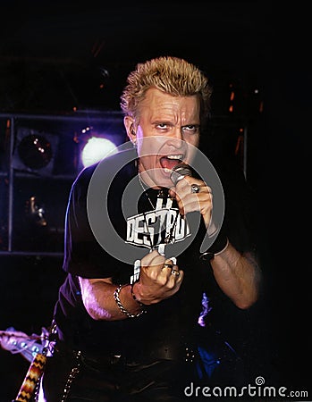 Billy Idol in Asbury Park, NJ Editorial Stock Photo