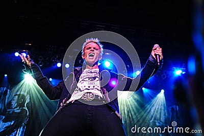 Billy Idol concert Editorial Stock Photo